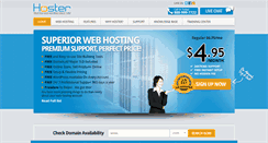 Desktop Screenshot of hoster.com