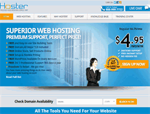 Tablet Screenshot of hoster.com